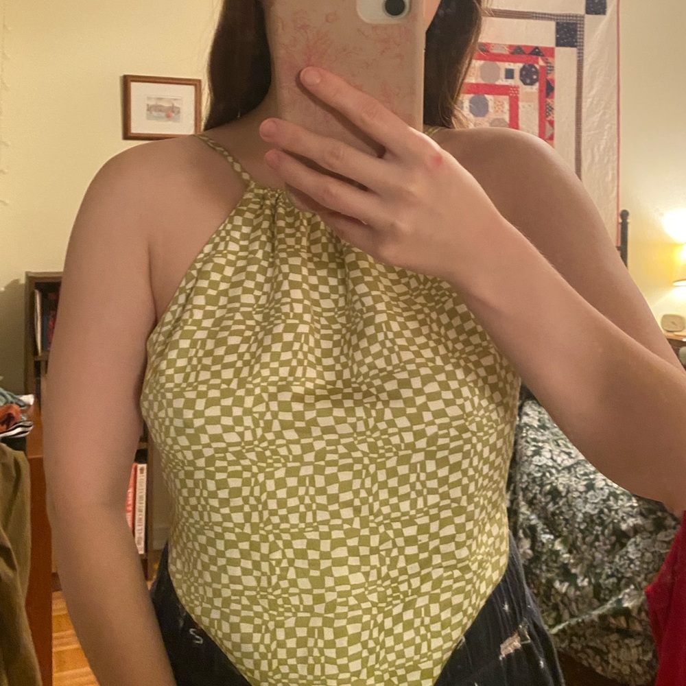 Retro bandana tie cami xs